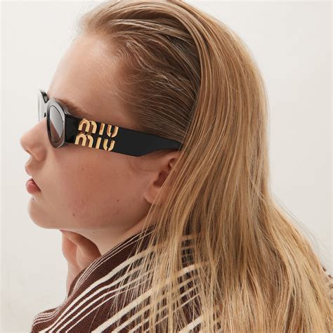 miu miu sunglasses clear|More.